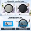 Adjustable Round Polarized Sunglasses for Driving and Outdoor Use –