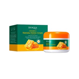 Crema Facial Bioaqua Con Miel Manuka En Envase De 100g, Hidratación Intensa Y Efecto Calmante Para Todo Tipo De Piel