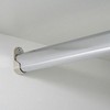Vientiane Wardrobe Rail Holder,2 Pieces Metal Wardrobe Tube Bearing for