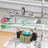 Koolkasa Sink Organiser, Kitchen Sponge Holder, Sink Organiser with Dish