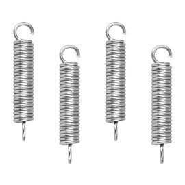 GUNGY Tension Springs with Hooks Stainless Steel Tension Spring Tension Spring 65 mm Outer Diameter 12 mm Wire Diameter 2.0 mm Hook Angle 90 Degree Maximum Tensile Force 12.3 kg 2.0 x 12 x 65 mm Pack