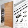 38" Concealed Sliding Barn Door Hardware Kit with Soft-Close Mechanism