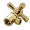Westbrass D1712T-01 Toilet Supply Line Kit Includes 12" Corrugated Riser,