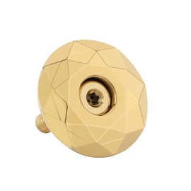 NELboNs Bike Headset Top Cap Aluminum Alloy Cycling Headset Stem Top Cap with M6x35mm Titanium Bolt for MTB Road Bike,Gold