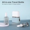 flintronic Travel Bottles Set, 50 ml 4-in-1 Travel Bottles, Travel