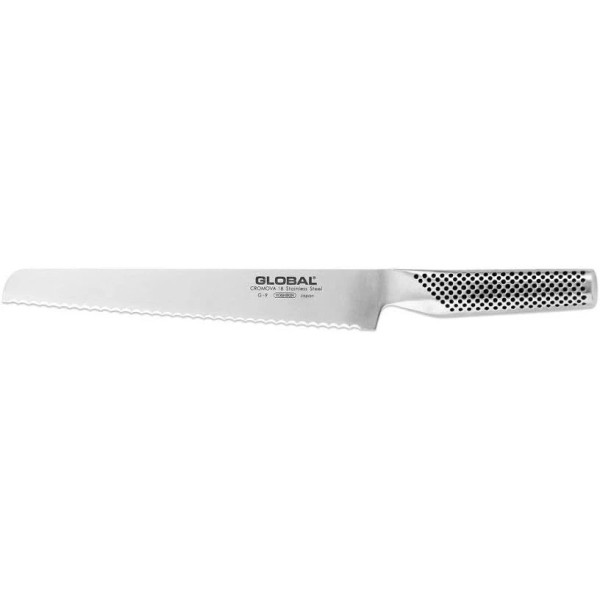 Global G-9-8-3/4 inch, 22cm Bread Knife, 8.75", Stainless Steel