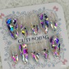 AB Full Stone Gra Handmade Nail Tip Pedi Tip -