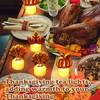 Thanksgiving Tea Lights Flameless Candles - Turkey Pumpkin Maple Leaf
