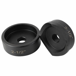 AMZCNC 2-1/2" Conduit Punch and Die for Hydraulic Knock Out Driver 3/4"-16UN Thread((Conduit Hole Size) 2-1/2")(Actual Hole Size: 2.91")