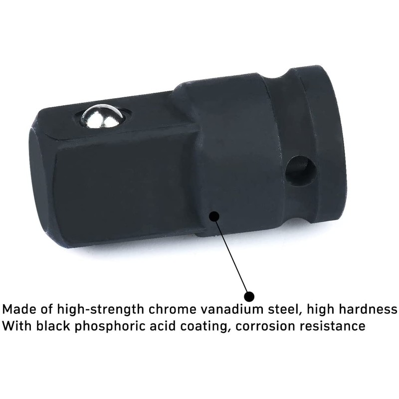 Drado 1/2" Drive (F) x 3/4" (M) Impact Socket Adapter,