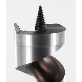 FAMAG Lewis WS Auger Drill Bit 7 x 255 x 320 mm with Shaft 6.5 mm Wood Drill Bit for Deep Hole Drilling in Softwood and Hardwood Made in Germany 1410.307