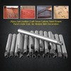 Hole Punch Tool, Asixx 20pcs /Set Leather Craft 5mm Carbon