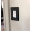 Monarch Abode 19113 Hand Hammered Switch Plate, 1 Gang, Matte
