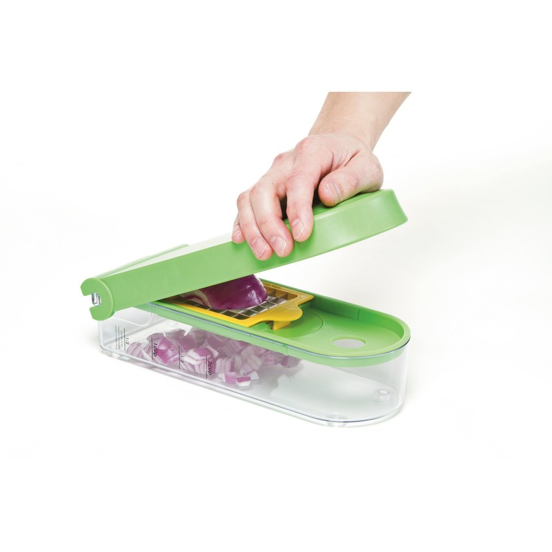 PrepWorks 3-Blade Dice & Slice Chopper – Multi-Function Vegetable and