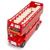 London Double Decker Bus Open Top, Red - Motormax 76008