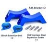 Cylinder Wall Mounted Bracket,Nitrogen Tank Propane Tank Holder with SUS