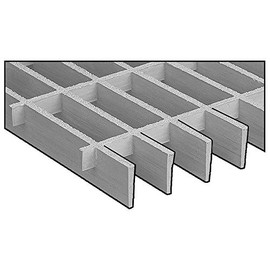 Grating Moltruded 1 1/2 In 2x4 Ft Lt Gry