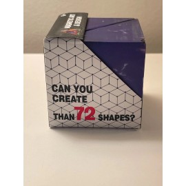 Magnetic Puzzle Cube - PURPLE MAGIC CUBE - Brain Challenge Puzzle 1 Cube
