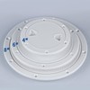 Smartmarine Boat Hatch White 4" 6" 8" Round Non Slip