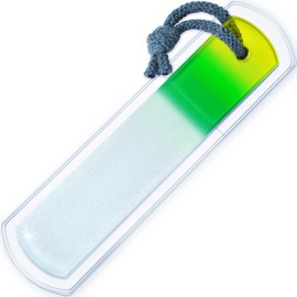 Genuine Czech Glass Foot File - Double Sided Surface with Different Grit, Gentle Callus Removal, Pedicure & Spa for Rough Skin, Professional Care of Heels, EU Quality