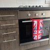 SAJAK Union Jack Flag Double Oven Mitt Gloves - Heat