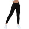 VOOVEEYA Curvy Womens Leggings, High Waisted Yoga Pants with Back