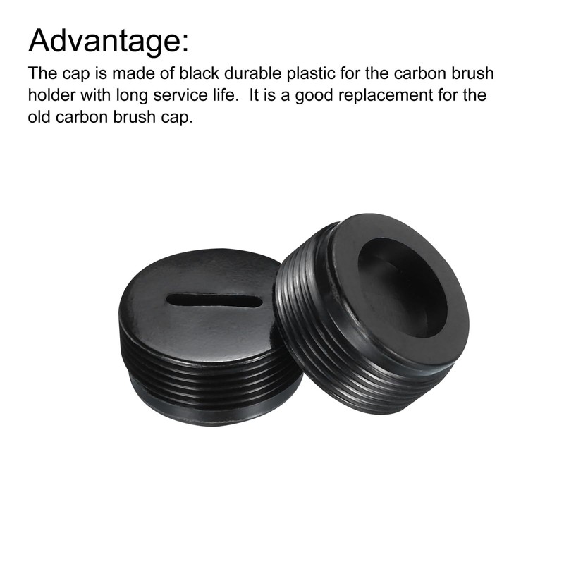 MECCANIXITY Carbon Brush Holder Cap Motor Electric Brush Plastic Cover