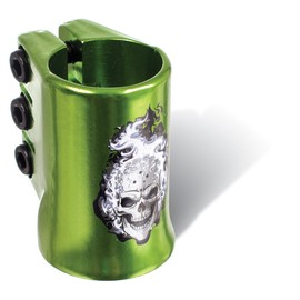 Madd Gear Hot Head Oversize Triple Clamp with Water Decal (Green)