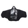 Outdoor Half Face Breathable Steel Mesh Face Cover Military for