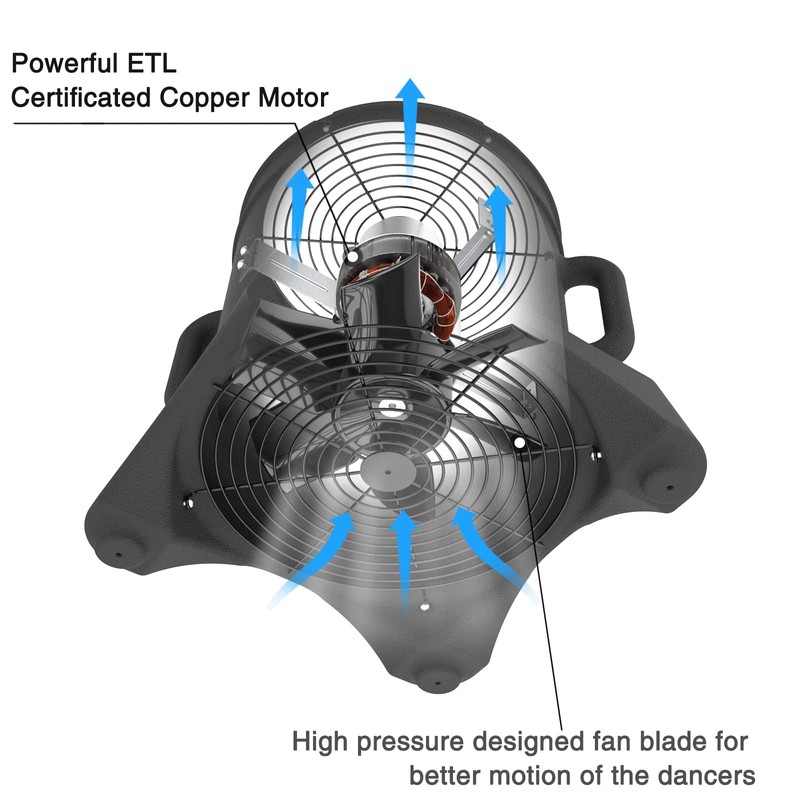 MOUNTO 10ft Inflatable Dancer Waving Tube Man Puppet for Store