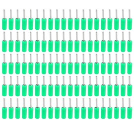 100Pcs Banana Plug Male Nickel Plated Brass Pin Straight for Inner Spring Panel J.10001 2mmGreen