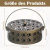 KWJEIULSOQ Mosquito Spiral Holder, Smoking Spirals Holder, Mosquito Spiral Container,