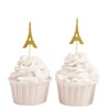 Darling Souvenir, Eiffel Tower Cupcake Toppers, Wedding Party Dessert Decorations