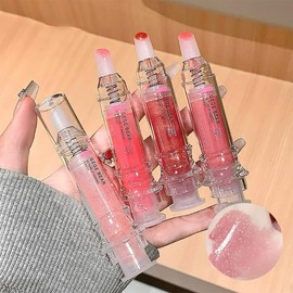 3 Pcs Glitter Lip Gloss Set, High-Shine Hydrating Nourishing Lip Oil Lip Stain, Long Lasting Glossy Liquid Lipstick, Lip Glaze Makeup for Women & Girls