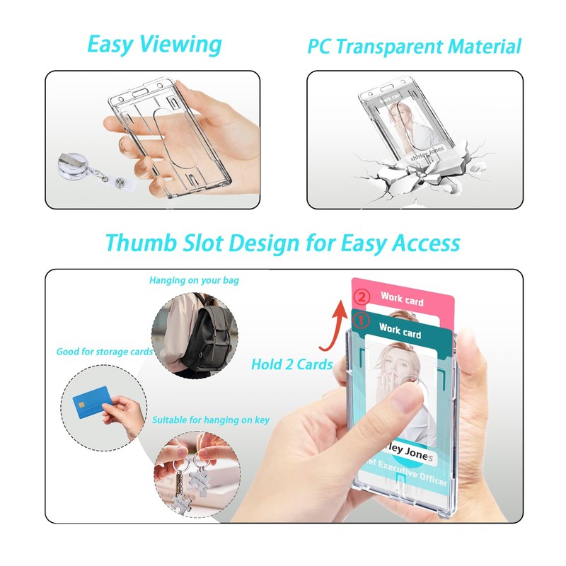 Wrist Coil ID Badge Holder with Multitool Aluminum Carabiner Clip,Stretchable