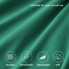 RUIKASI Fitted Sheet 180 x 200 cm Green Bed Sheet