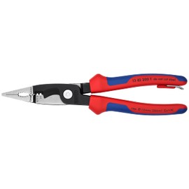 KNIPEX 1382-200T Electric Pliers, Fall Prevention, 7.9 inches (200 mm)