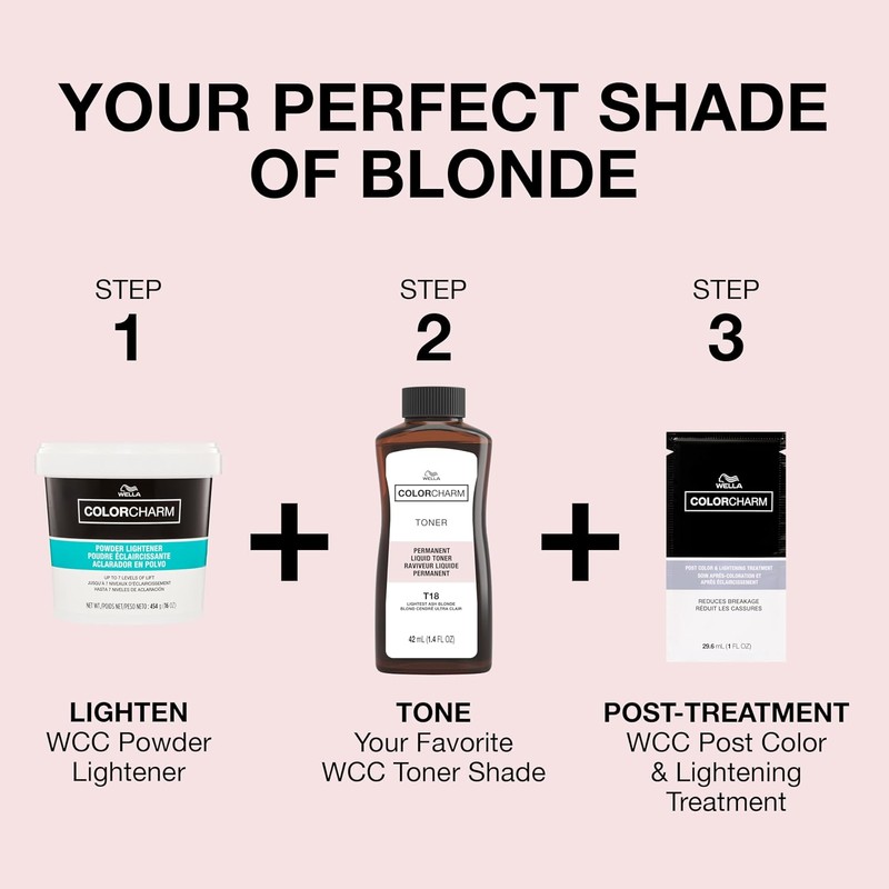 Wella Color Charm Permanent Liquid Hair Toner T-14, Silver Lady,