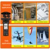Wind Cup Anemometer with Compass, Handheld CFM Meter Measures Wind