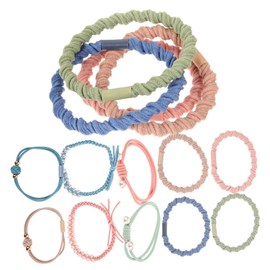 Healeved 20pcs Pearl Hair Ties Elastic Headband Hair Accessories Scrunchies Ponytail Holders for Women Girls Braided for Party