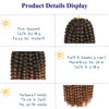 14 Inch Afro Kinky Curly Crochet Hair Extensions 2 Packs