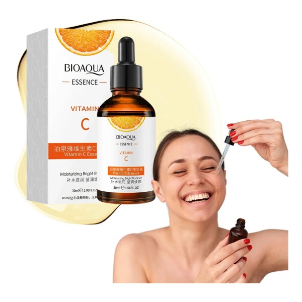 Suero Vitamina C Bioaqua Blanqueador Reparacion Cuidado Piel Tipo De