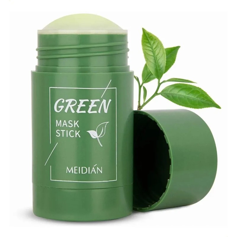 Mascarilla En Barra De Arcilla Con Té Verde, Limpieza Profun