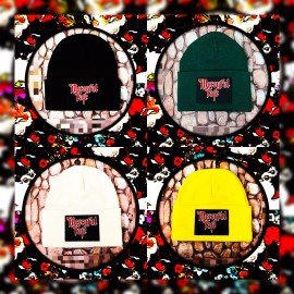 MERCYFUL FATE BLACK PATCHED BEANIE ( SEE MORE COLORS )  NECKLACE