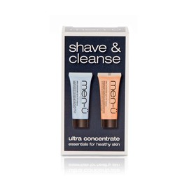 men-u SHAVE CLEANSE DUO – Buddy tube mens skincare starter set 2 x 15ml. Perfect for travelling – Shave Cream & Face Wash men. High-Performance, Long Lasting, Ultra-Concentrate Formula. Up to 30 APPS