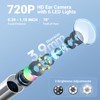 ScopeAround Otoscope with Light, 720P HD Ear Cleaning Camera &