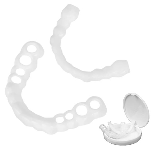 HNJUSR False Teeth Veneers, Teeth for Attaching, Teeth Cosmetic Tooth