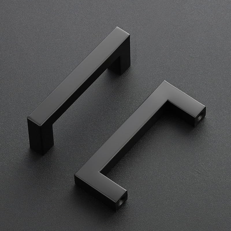 Ravinte 15 Pack Kitchen Door Handles Black Handles for Cupboards