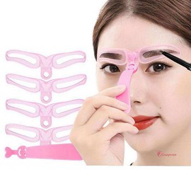 ShopreeJ Guard Eyebrow 8-Piece Drawing Stencil