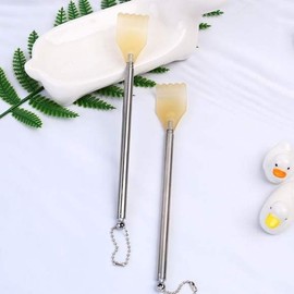 JQ Antenna Cool Back Scratch Portable Stick Back Scratcher Foldable Stainless Steel / 안테나 시원 효자손 휴대용 막대 등긁개 접이식 스테인리스